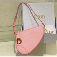 Best Price Dior Saddle Shoulder Pouch in Goatskin CD0238 Pink 2024