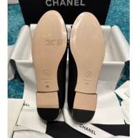 Pretty Style Chanel Classic Calfskin Leather Ballet Flat Black 325042