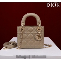 Trendy Design Dior Mini Lady Dior Bag in Cannage Lambskin M0505 Beige 2024