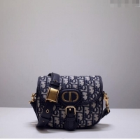 Good Taste Dior Small Dior Bobby Bag in Dior Oblique Jacquard CD1207 Blue 2024