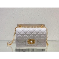 Top Grade Dior Small Jolie Top Handle Bag in Cannage Calfskin CD5057 White 2024