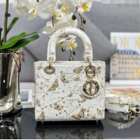 Trendy Design Dior Small Lady Dior Bag with Butterfly Embroidery 0415 White 2024