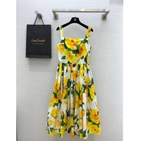 Top Grade Dolce & Gabbana Dress DG043038 Yellow 2024