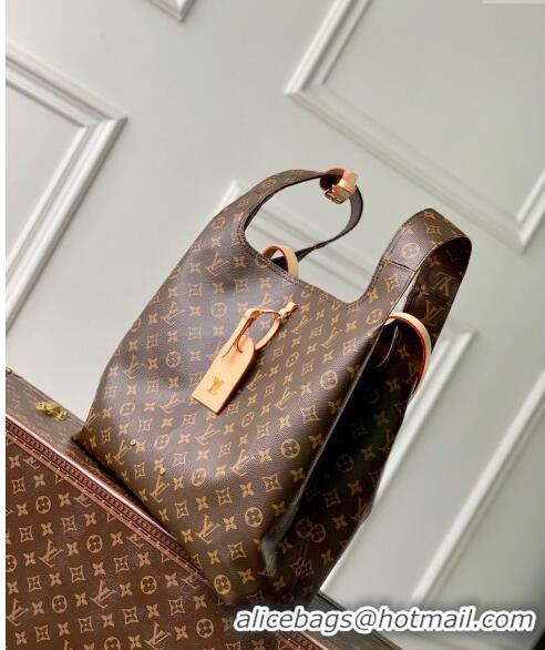 Top Grade Louis Vuitton Classic Monogram Canvas Shopping Bag Atlantis GM M46817