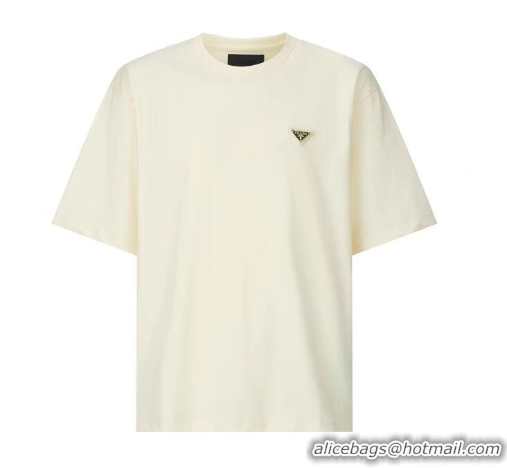 Promotional Prada Cotton T-shirt PA2875 Natural