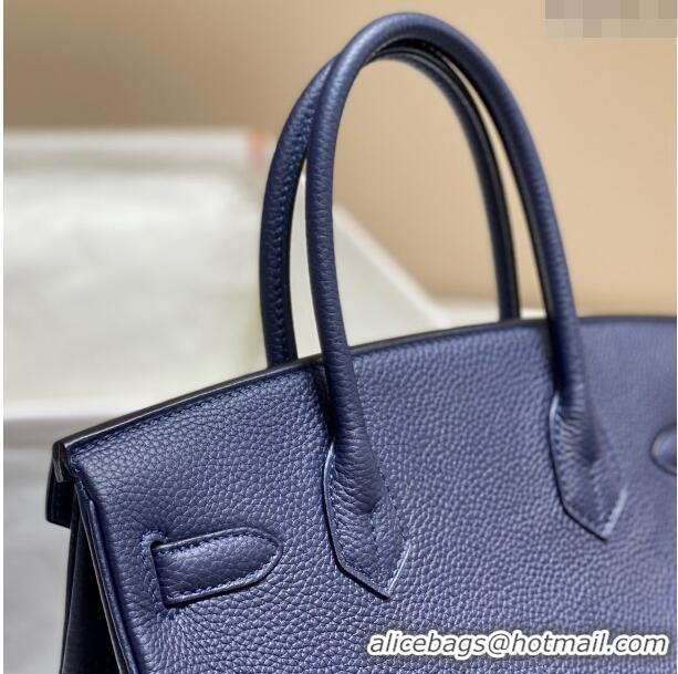 Promotional Hermes Birkin 30cm Bag in Togo Leather 1227 Deep Blue 2023