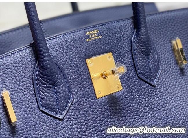 Promotional Hermes Birkin 30cm Bag in Togo Leather 1227 Deep Blue 2023