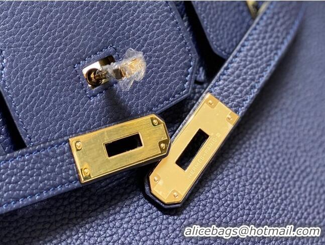 Promotional Hermes Birkin 30cm Bag in Togo Leather 1227 Deep Blue 2023