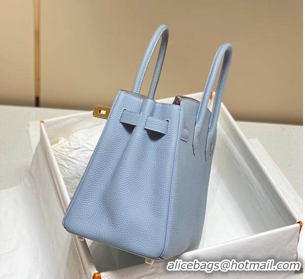 Traditional Specials Hermes Birkin 30cm Bag in Togo Leather 1227 Line Blue 2023