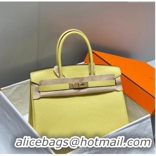 Trendy Design Hermes Birkin 30cm Bag in Togo Leather 1227 Chick Yellow 2023