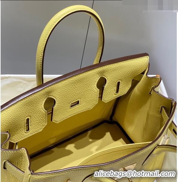 Trendy Design Hermes Birkin 30cm Bag in Togo Leather 1227 Chick Yellow 2023