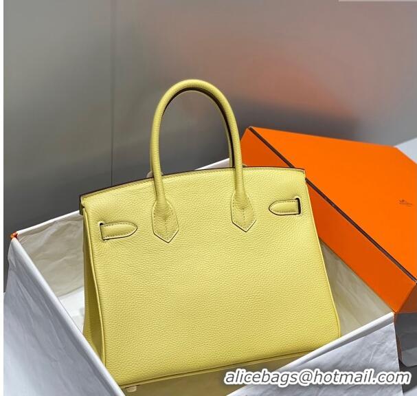 Trendy Design Hermes Birkin 30cm Bag in Togo Leather 1227 Chick Yellow 2023