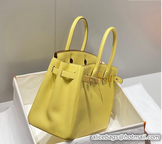 Trendy Design Hermes Birkin 30cm Bag in Togo Leather 1227 Chick Yellow 2023