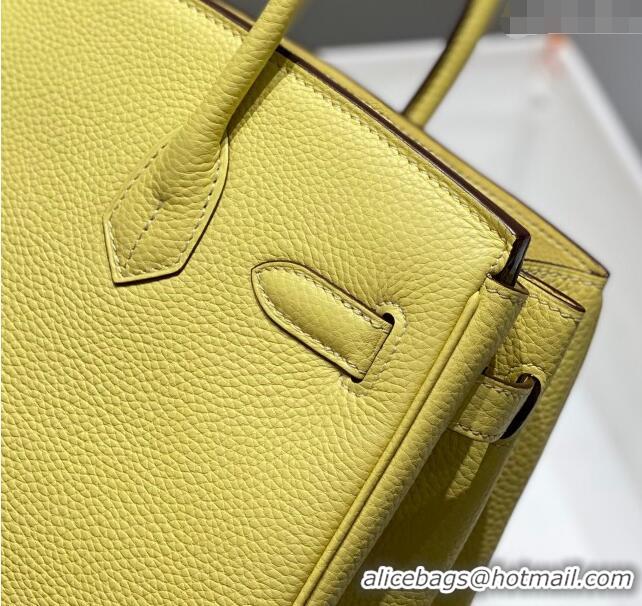 Trendy Design Hermes Birkin 30cm Bag in Togo Leather 1227 Chick Yellow 2023