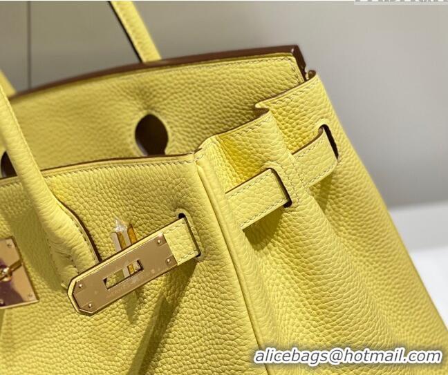 Trendy Design Hermes Birkin 30cm Bag in Togo Leather 1227 Chick Yellow 2023