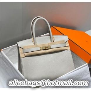 Unique Style Hermes Birkin 30cm Bag in Togo Leather 1227 Pearl Grey 2023