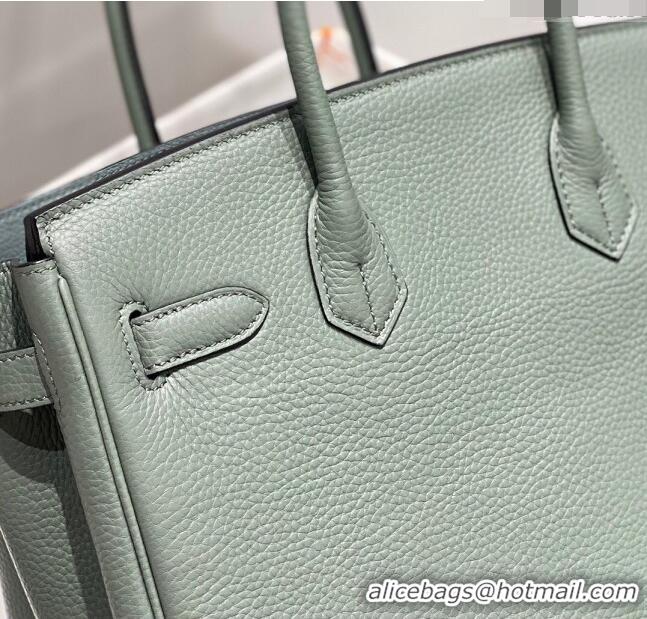 Top Quality Hermes Birkin 30cm Bag in Togo Leather 1227 Almond Green 2023