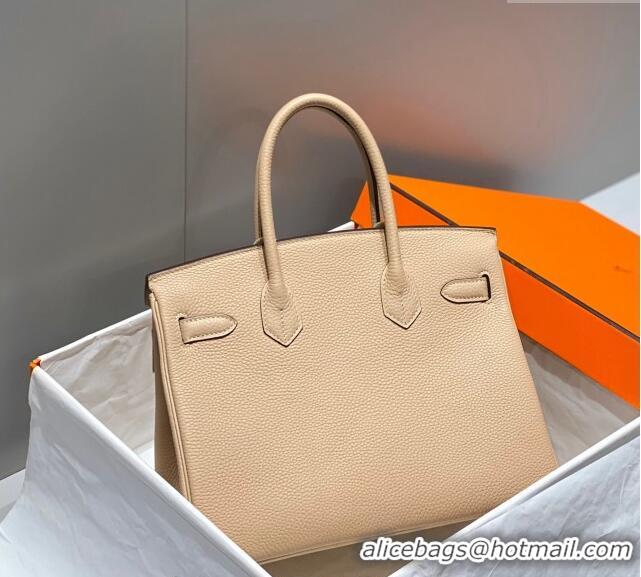 Shop Discount Hermes Birkin 30cm Bag in Togo Leather 1227 Coat Beige 2023