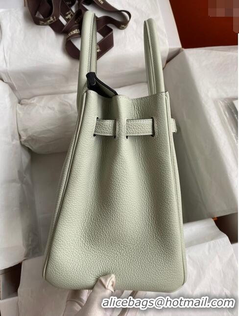 Best Grade Hermes Birkin 30cm Bag in Original Togo Leather H30 Crystal Grey/Silver 2024 (Full Handmade)