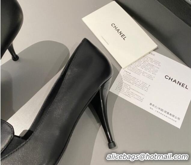 Buy Luxury Chanel Vintage Lambskin Pumps 7.5cm Black 424019