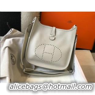 Trendy Design Hermes Evelyne Bag 29cm in Togo Leather H7056 Pearly Grey 2023