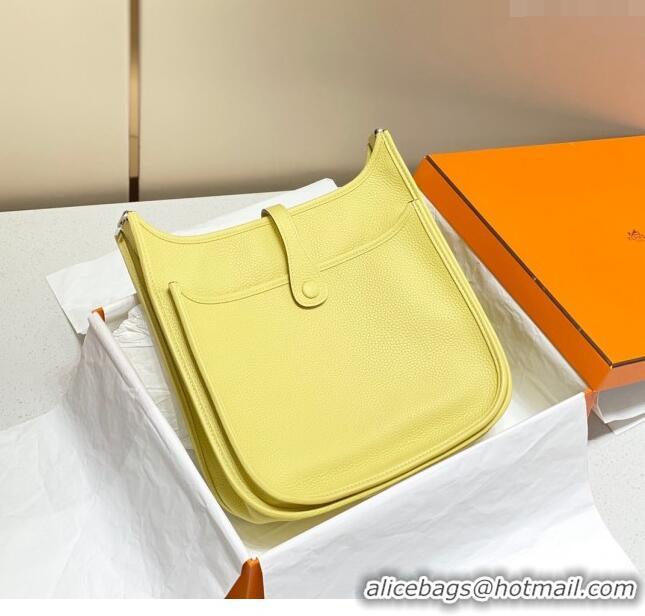 Best Quality Hermes Evelyne Bag 29cm in Togo  Leather H7056 Chick Yellow 2023