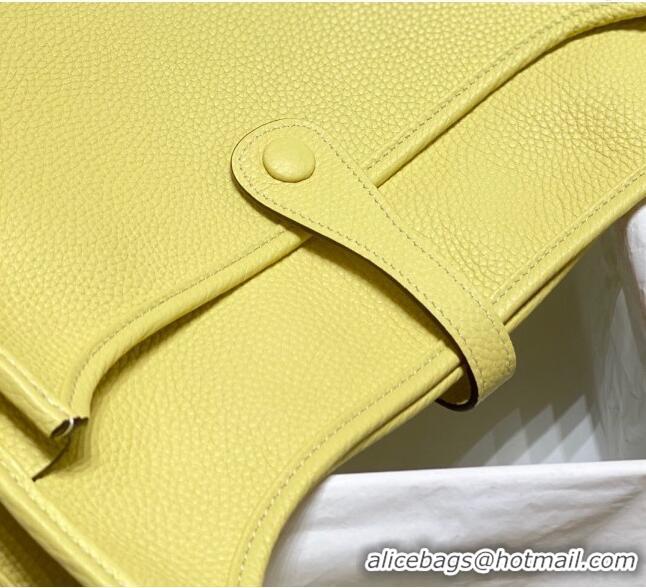 Best Quality Hermes Evelyne Bag 29cm in Togo  Leather H7056 Chick Yellow 2023