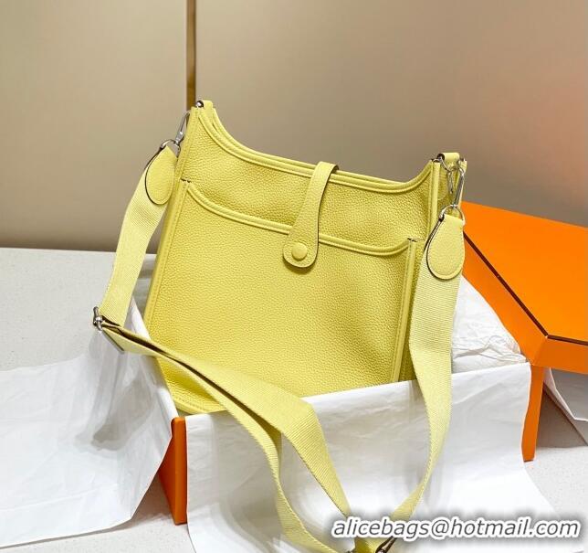 Best Quality Hermes Evelyne Bag 29cm in Togo  Leather H7056 Chick Yellow 2023