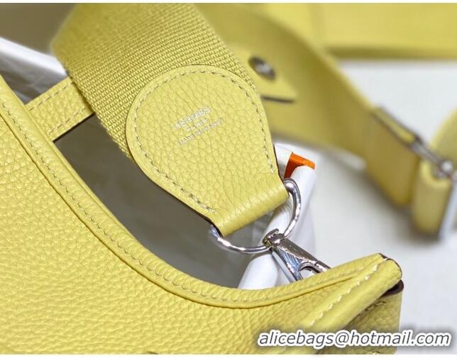 Best Quality Hermes Evelyne Bag 29cm in Togo  Leather H7056 Chick Yellow 2023