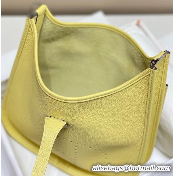 Best Quality Hermes Evelyne Bag 29cm in Togo  Leather H7056 Chick Yellow 2023