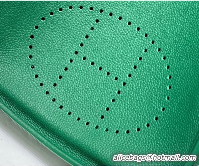 Well Crafted Hermes Evelyne Bag 29cm in Togo Leather H7056 Emerald Green 2023