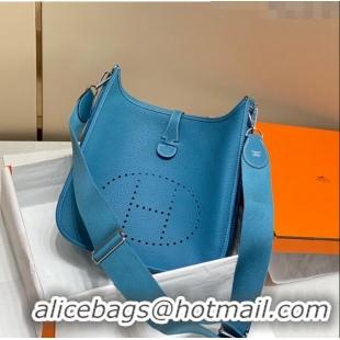 Market Sells Hermes Evelyne Bag 29cm in Togo Leather H7056 Denim Blue 2023