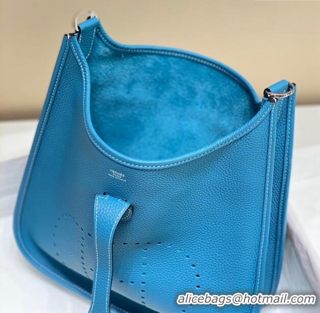 Market Sells Hermes Evelyne Bag 29cm in Togo Leather H7056 Denim Blue 2023