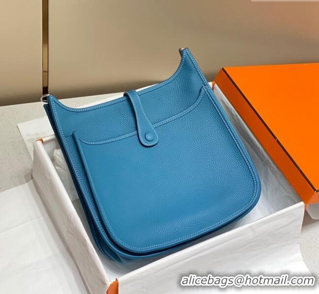 Market Sells Hermes Evelyne Bag 29cm in Togo Leather H7056 Denim Blue 2023