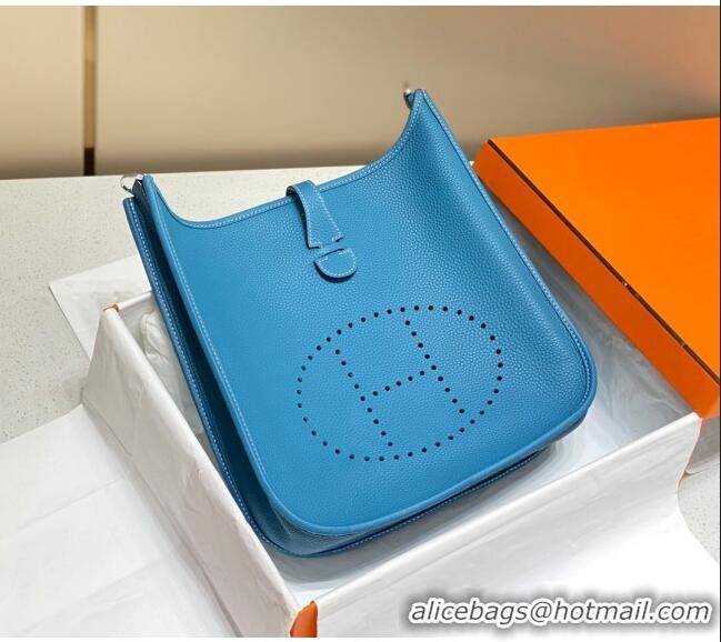 Market Sells Hermes Evelyne Bag 29cm in Togo Leather H7056 Denim Blue 2023