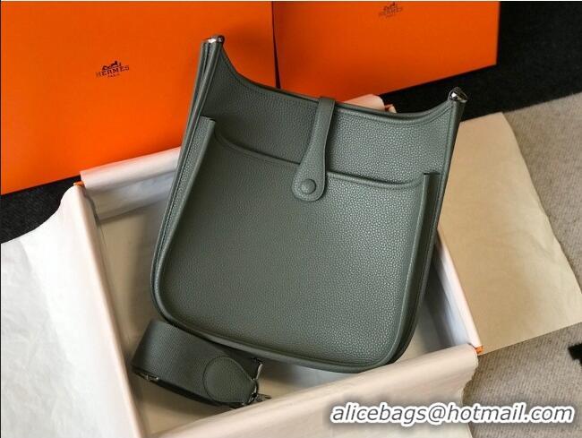 Top Design Hermes Evelyne Bag 29cm in Togo Leather H7056 Almond Green 2023