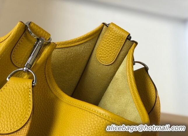 Luxurious Hermes Evelyne Bag 29cm in Togo Leather H7056 Amber Yellow 2023