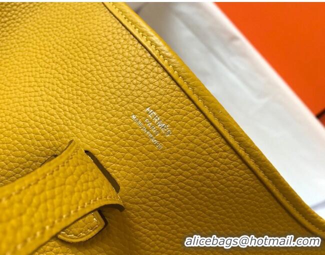 Luxurious Hermes Evelyne Bag 29cm in Togo Leather H7056 Amber Yellow 2023