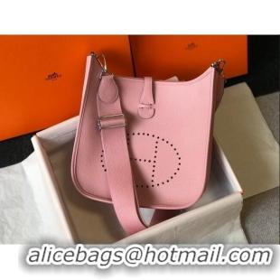 Super Quality Hermes Evelyne Bag 29cm in Togo Leather H7056 Milk Shake Pink 2023