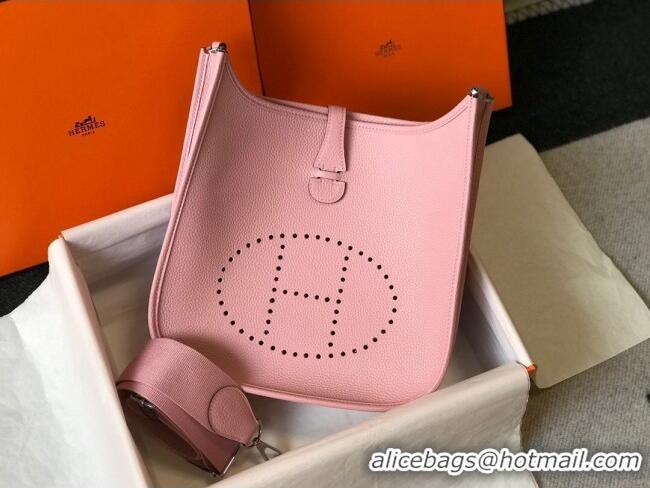 Super Quality Hermes Evelyne Bag 29cm in Togo Leather H7056 Milk Shake Pink 2023