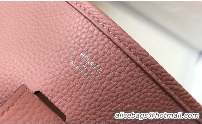 Super Quality Hermes Evelyne Bag 29cm in Togo Leather H7056 Milk Shake Pink 2023