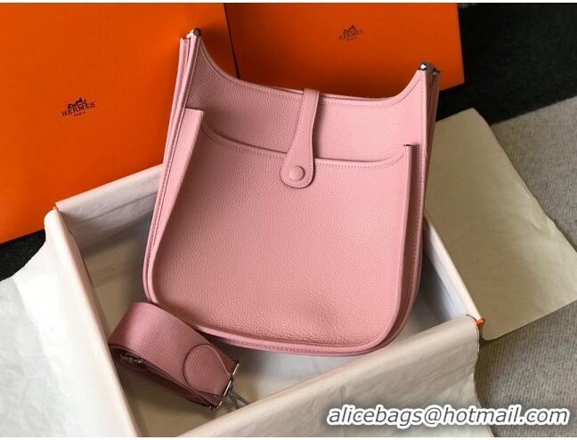 Super Quality Hermes Evelyne Bag 29cm in Togo Leather H7056 Milk Shake Pink 2023