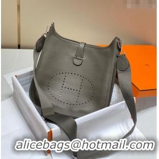 Reasonable Price Hermes Evelyne Bag 29cm in Togo Leather H7056 Tin Grey 2023