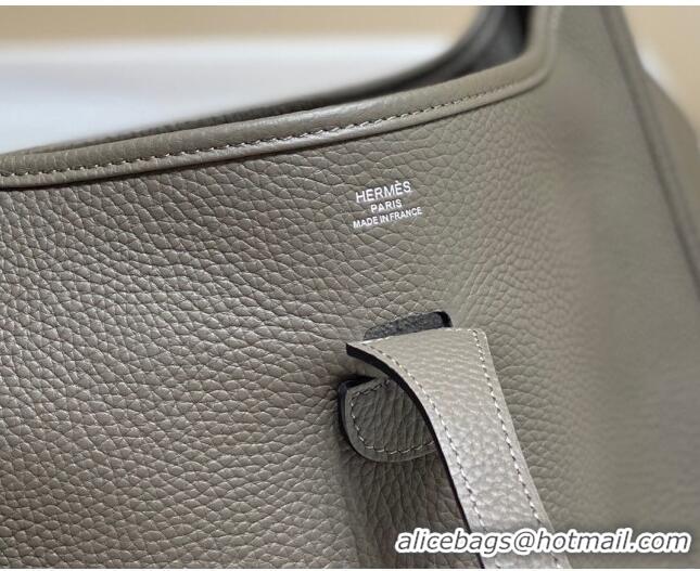 Reasonable Price Hermes Evelyne Bag 29cm in Togo Leather H7056 Tin Grey 2023