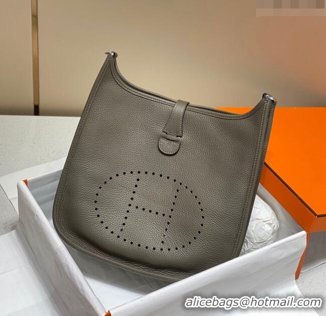 Reasonable Price Hermes Evelyne Bag 29cm in Togo Leather H7056 Tin Grey 2023