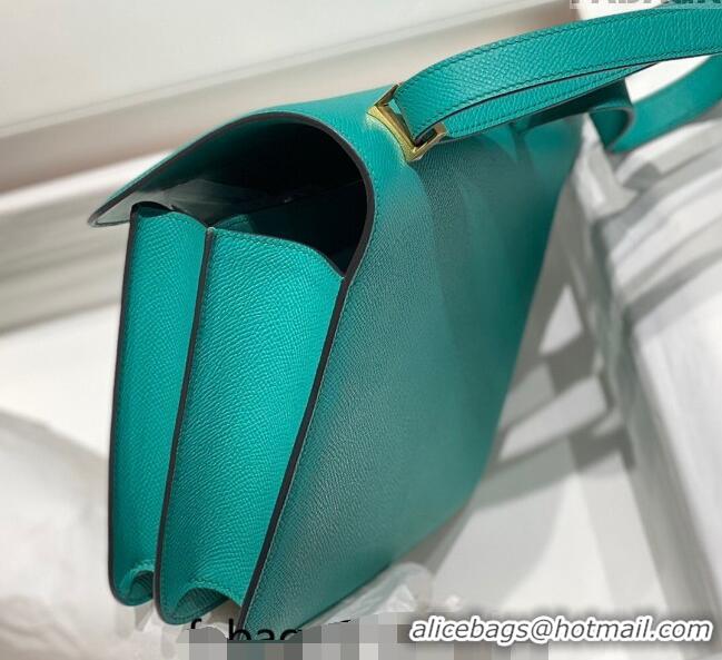 Top Design Hermes Classic Constance Bag 23cm in Epsom Leather H3038 Verona Green/Gold 2023