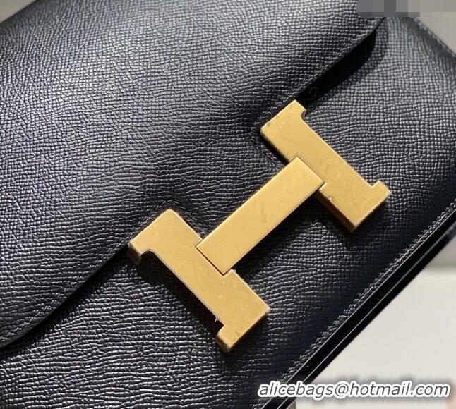 Reasonable Price Hermes Classic Constance Bag 23cm in Epsom Leather H3038 Black/Gold 2023