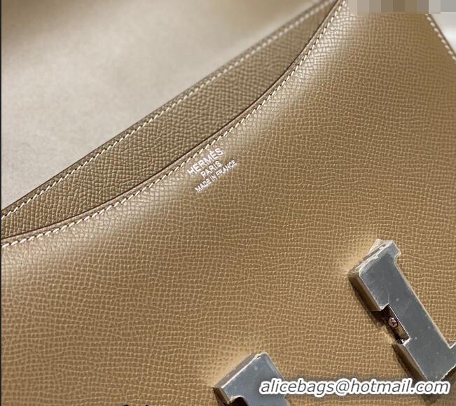 Grade Design Hermes Classic Constance Bag 23cm in Epsom Leather H3038 Elephant Grey/Silver 2023