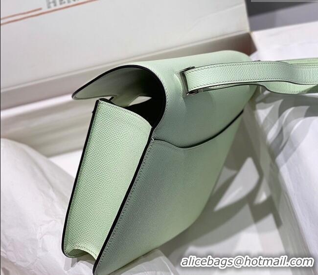 Well Crafted Hermes Constance Bag 23cm in Epsom Leather with Mirror H3038 Bubble Green/Silver 2023 ( Half Handmade)