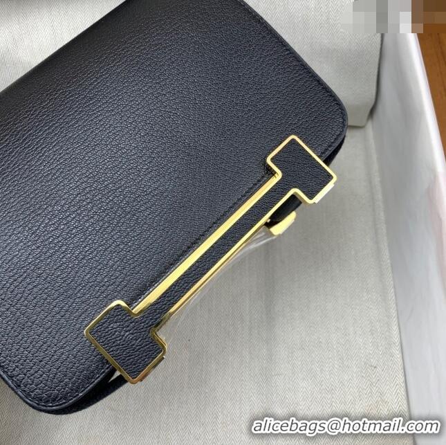 Top Quality Hermes Geta Bag in Chevre Mysore Leather H2903 Black 2023 (All Handmade)